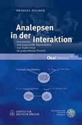Cover: Analepsen in der Interaktion - Universit&auml;tsverlag Winter