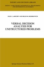 Cover: Verbal Decision Analysis for Unstructured Problems - Springer