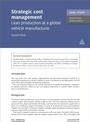 Cover: Case Study: Strategic Cost Management - Kogan Page Ltd