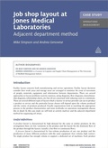 Cover: Case Study: Job Shop Layout at Jones Medical Laboratories - Kogan Page Ltd