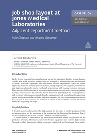 Enlarge image Cover: Case Study: Job Shop Layout at Jones Medical Laboratories - Kogan Page Ltd