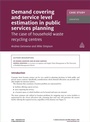 Cover: Case Study: Demand Covering and Service Level Estimation in Public Services Planning - Kogan Page Ltd
