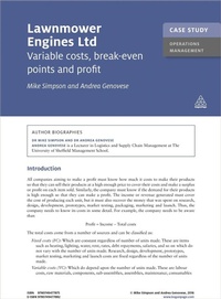 Abbildung von: Case Study: Lawnmower Engines Ltd - Kogan Page eBook