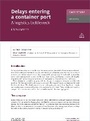 Cover: Case Study: Delays Entering a Container Port - Kogan Page Ltd