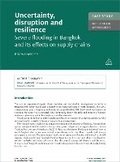 Cover: Case Study: Uncertainty, Disruption and Resilience - Kogan Page Ltd