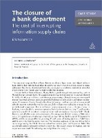 Enlarge image Cover: Case Study: The Closure of a Bank Department - Kogan Page Ltd