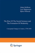 Cover: The Rise of the Social Sciences and the Formation of Modernity - Kluwer Academic Publishers