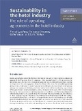 Cover: Case Study: Sustainability in the Hotel Industry - Kogan Page Ltd