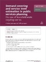 Cover: Case Study: Demand Covering and Service Level Estimation in Public Services Planning - Kogan Page Ltd