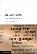 Cover: Obligations - Cambridge University Press