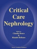 Abbildung von: Critical Care Nephrology - Kluwer Academic Publishers