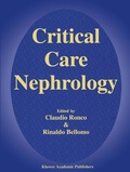 Abbildung von: Critical Care Nephrology - Springer