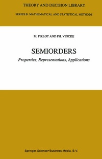 Enlarge image Cover: Semiorders - Kluwer Academic Publishers