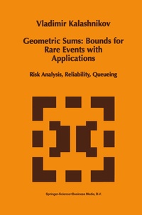 Abbildung von: Geometric Sums: Bounds for Rare Events with Applications - Kluwer Academic Publishers