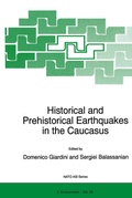 Cover: Historical and Prehistorical Earthquakes in the Caucasus - Springer