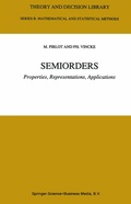 Cover: Semiorders - Springer
