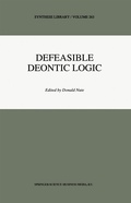 Cover: Defeasible Deontic Logic - Springer