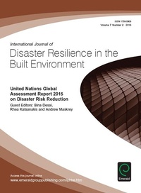 Enlarge image Cover: United Nations Global Assessment Report 2015 on Disaster Risk Reduction - Emerald Group Publishing Limited