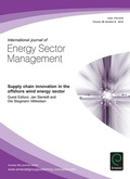 Cover: Supply chain innovation in the offshore wind energy sector - Emerald Group Publishing Limited