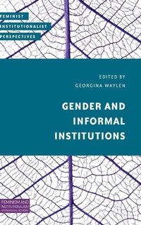 Enlarge image Cover: Gender and Informal Institutions - Rowman & Littlefield International