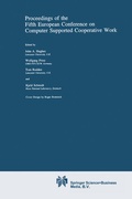 Cover: Proceedings of the Fifth European Conference on Computer Supported Cooperative Work - Springer