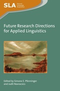 Cover: Future Research Directions for Applied Linguistics - Multilingual Matters