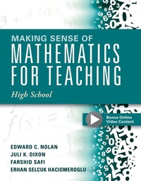 Enlarge image Cover: Making Sense of Mathematics for Teaching High School - Solution Tree Press