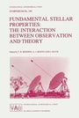 Cover: Fundamental Stellar Properties: The Interaction Between Observation and Theory - Springer