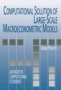 Cover: Computational Solution of Large-Scale Macroeconometric Models - Kluwer Academic Publishers