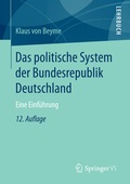Cover: Das politische System der Bundesrepublik Deutschland - Springer VS