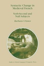 Cover: Syntactic Change in Medieval French - Springer