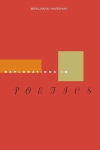 Enlarge image Cover: Explorations in Poetics - Stanford University Press