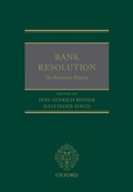 Cover: Bank Resolution: The European Regime - OUP eBook