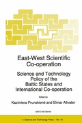 Cover: East-West Scientific Co-operation - Springer