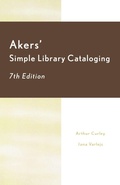 Cover: Akers' Simple Library Cataloging - Scarecrow Press