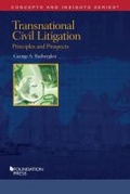 Cover: Transnational Civil Litigation - Foundation Press