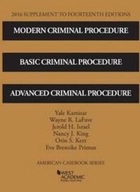 Enlarge image Cover: Modern Criminal Procedure, Basic Criminal Procedure, and Advanced Criminal Procedure - LEG Inc. (dba West Academic Publishing