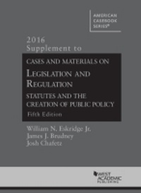 Enlarge image Cover: Cases and Materials on Legislation and Regulation, 5th - Foundation Press