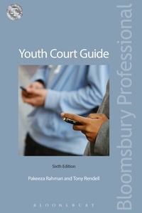 Enlarge image Cover: Youth Court Guide - Bloomsbury Professional