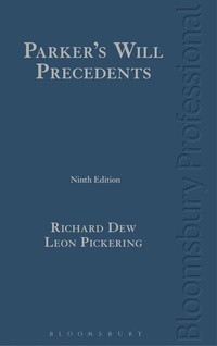 Abbildung von: Parker's Will Precedents - Bloomsbury Professional