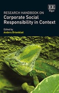 Cover: Research Handbook on Corporate Social Responsibility in Context - Edward Elgar Publishing