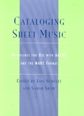 Cover: Cataloging Sheet Music - Scarecrow Press