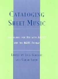 Abbildung von: Cataloging Sheet Music - Scarecrow Press
