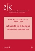 Cover: Datenpolitik als Rechtsthema - Schulthess Juristische Medien