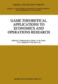 Cover: Game Theoretical Applications to Economics and Operations Research - Springer