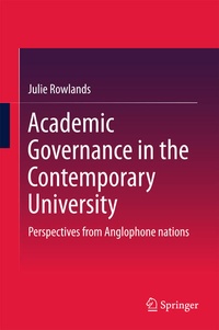 Enlarge image Cover: Academic Governance in the Contemporary University - Springer