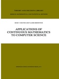 Cover: Applications of Continuous Mathematics to Computer Science - Springer