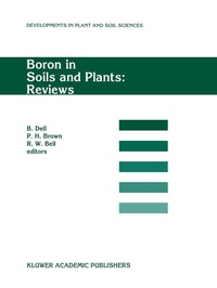 Abbildung von: Boron in Soils and Plants: Reviews - Kluwer Academic Publishers