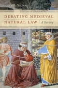 Cover: Debating Medieval Natural Law - University of Notre Dame Press