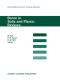 Cover: Boron in Soils and Plants: Reviews - Springer